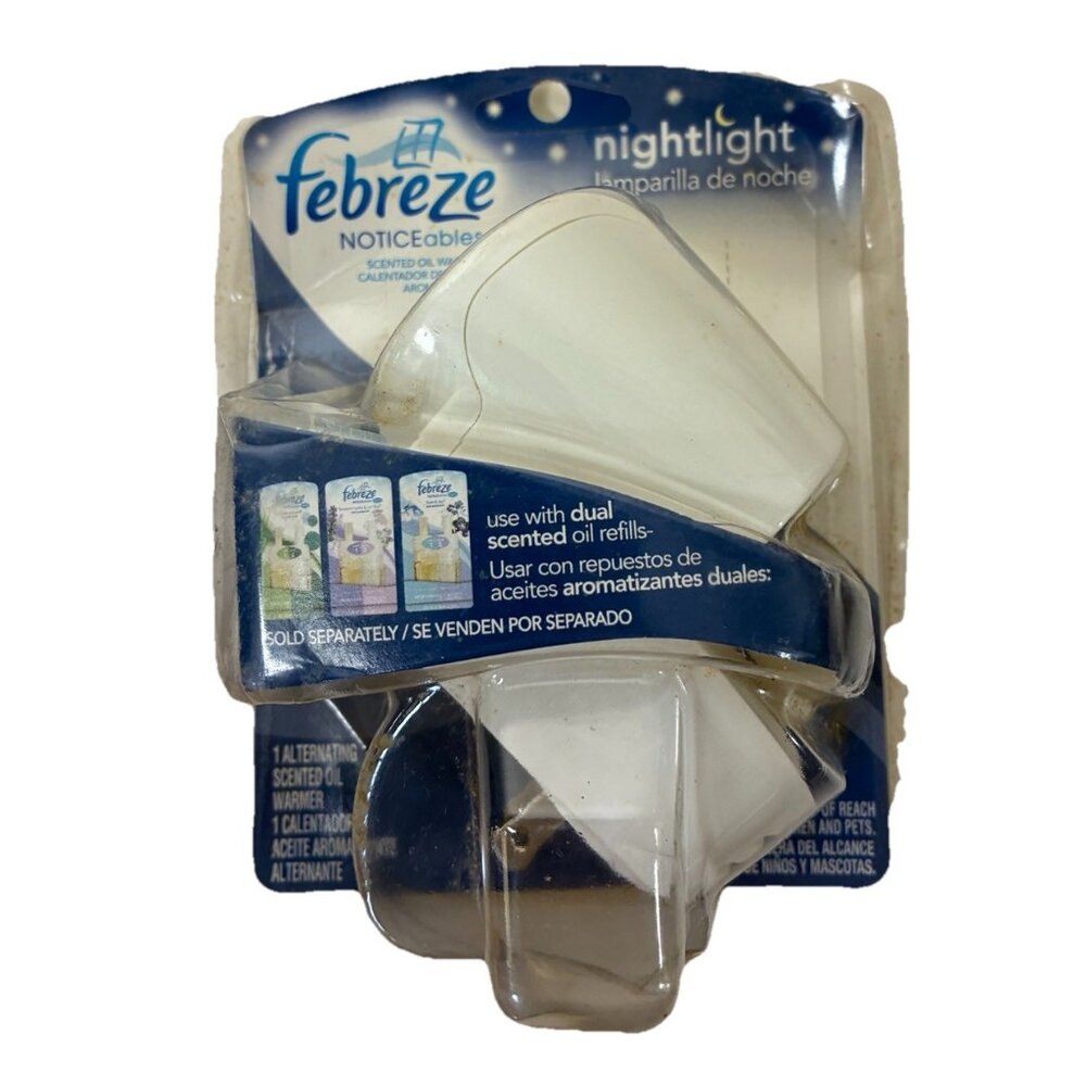 1 FEBREZE NOTICEables NIGHTLIGH Scented Oil Warmer NEW Old Stock *Box is damaged